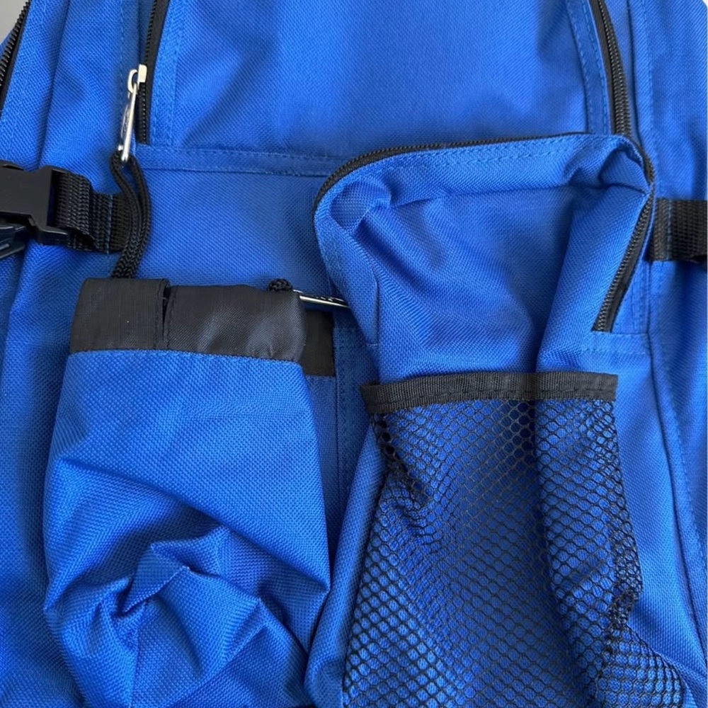 Blue Multi-Pocket Backpack - Picture 4 of 4